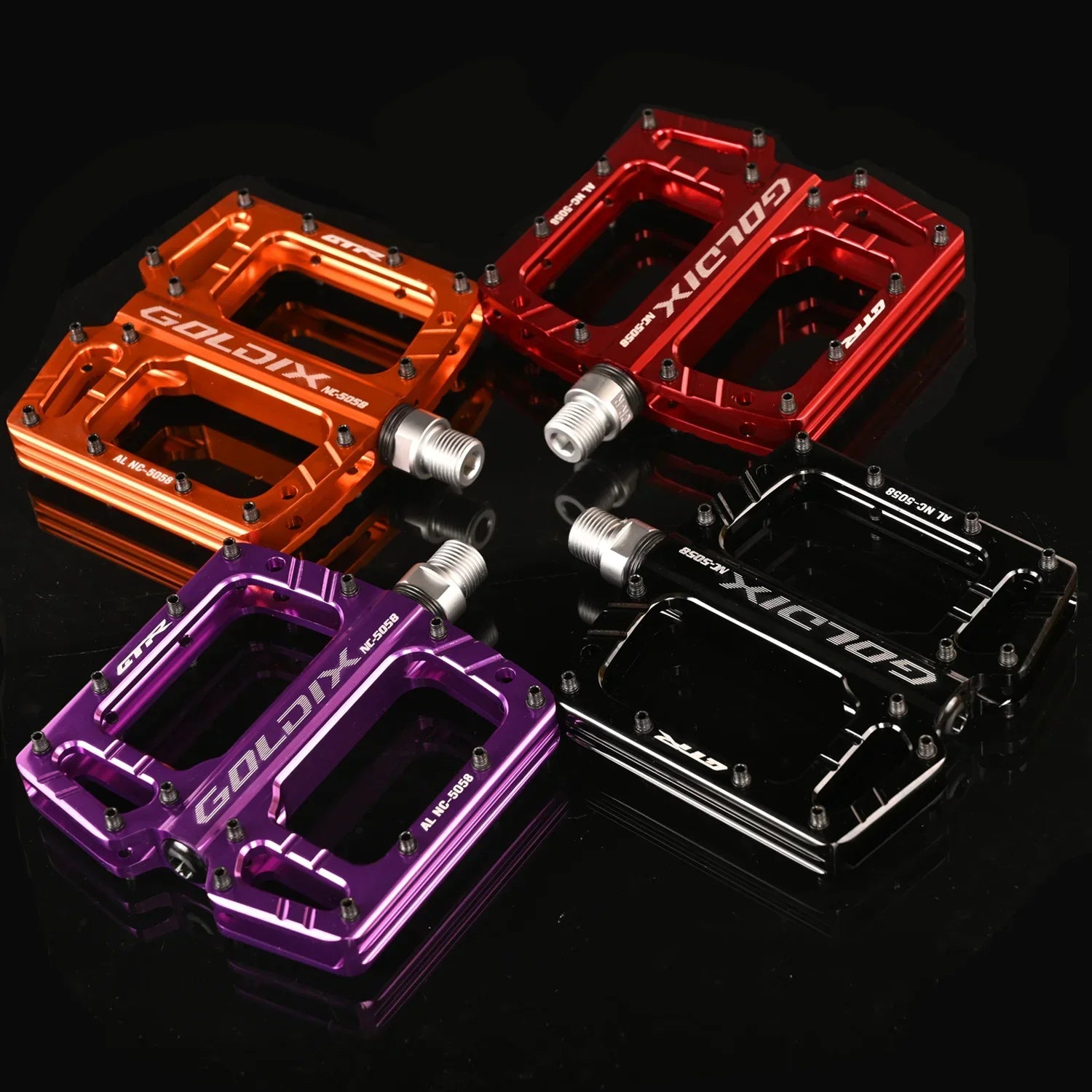 GOLDIX 3 Bearing Pedal MTB Road Bike Sealed Bearing Pedals High Strength Non-Slip Pedals Bicycle Accessories