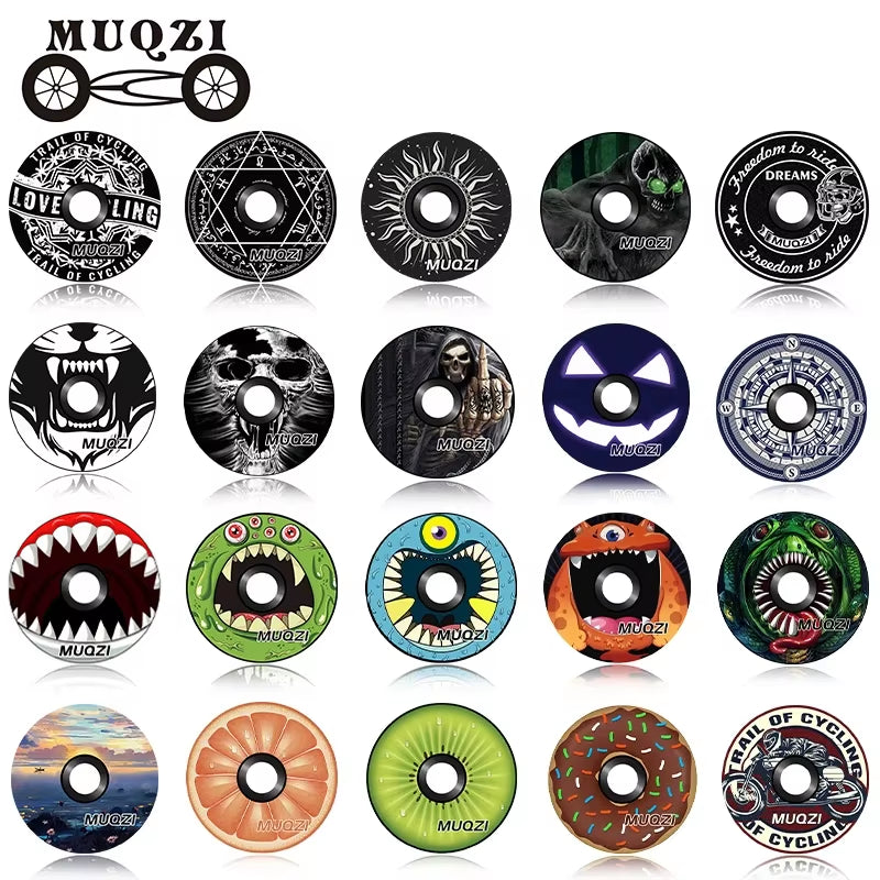 Headset Top Cap Bike Aluminum Alloy Ultralight Stem Cap Compatible with Most Road MTB 1-1/8" Fork Steerer