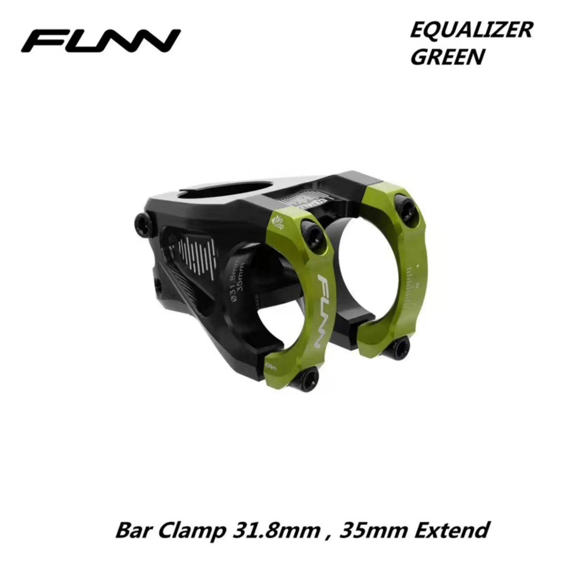 MTB ST1 Power Stem — 31.8 mm / 35 mm handlebar clamp; strong all‑terrain mountain bike stem for street and slope riding