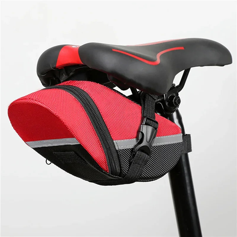 Nylon Bicycle Bag Waterproof Mountain Bike Saddle Storage Seat Rear Tool Pouch Outdoor Cycling Accessories
