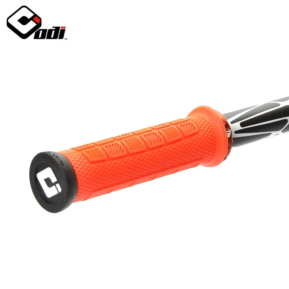 Lock‑on bicycle grips for MTB — aluminum alloy + silica‑gel handlebar covers; secure, comfortable road and mountain bike grips; essential cycling accessories