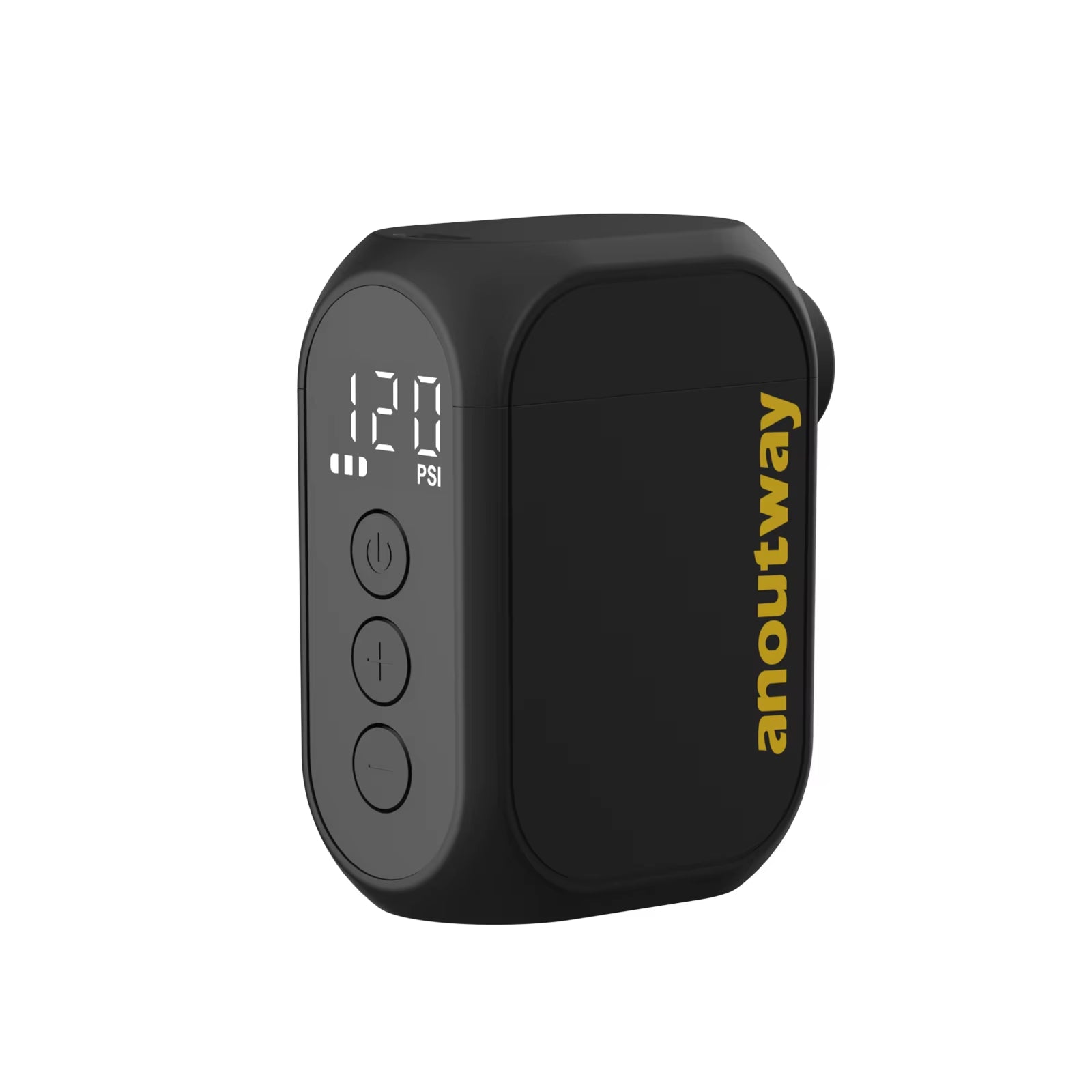 AT1 Pro Mini Electric Pump for Bike Cordless Tire Inflator with Screen 25 Mins Fast Charging 120PSI Max 450Mah Battery