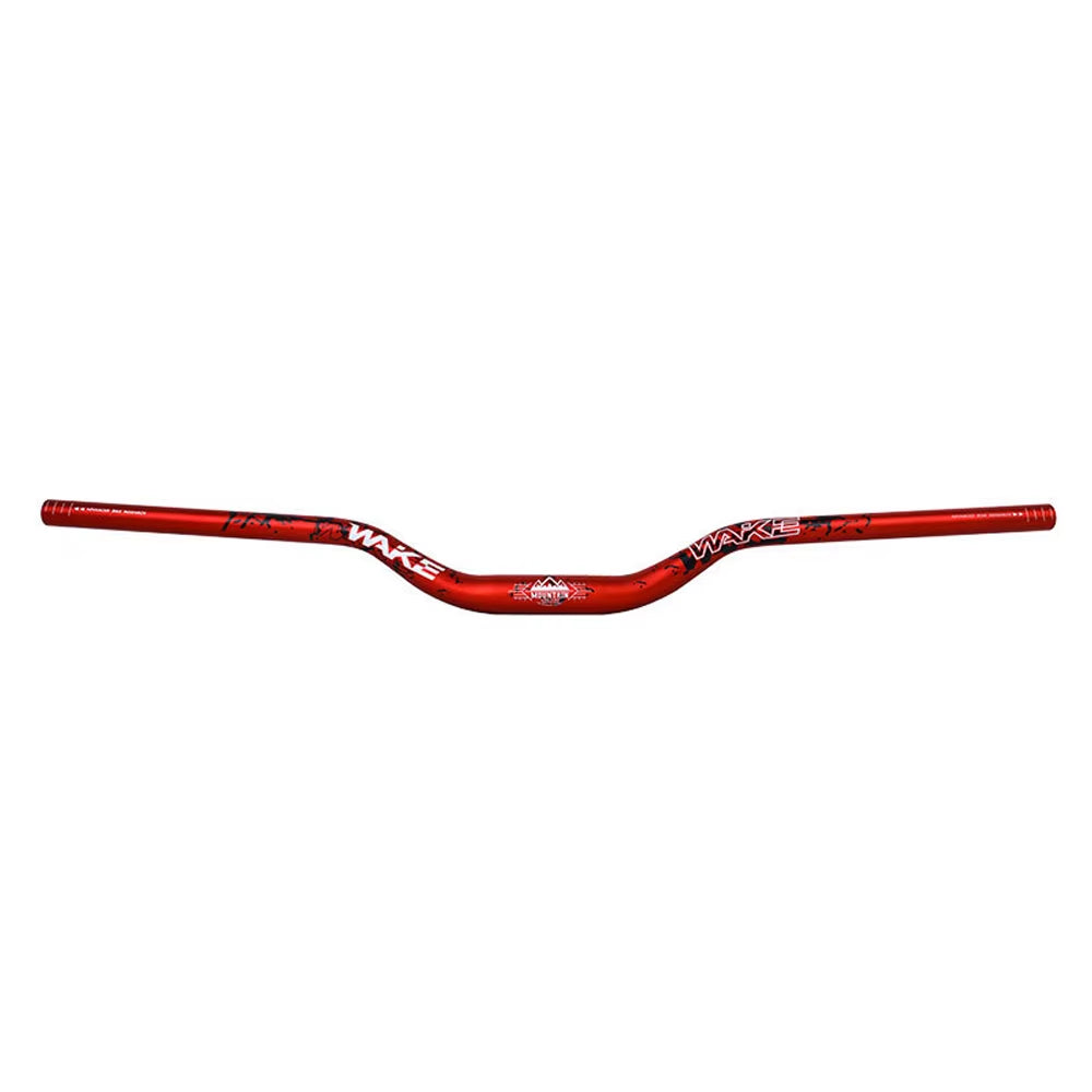 Wake 31.8MM Mountain Bike Handlebar Aluminum Alloy Bicycle Riser Handlebar 55MM Rise 780MM Length Bicycle Bar with Matte Surface