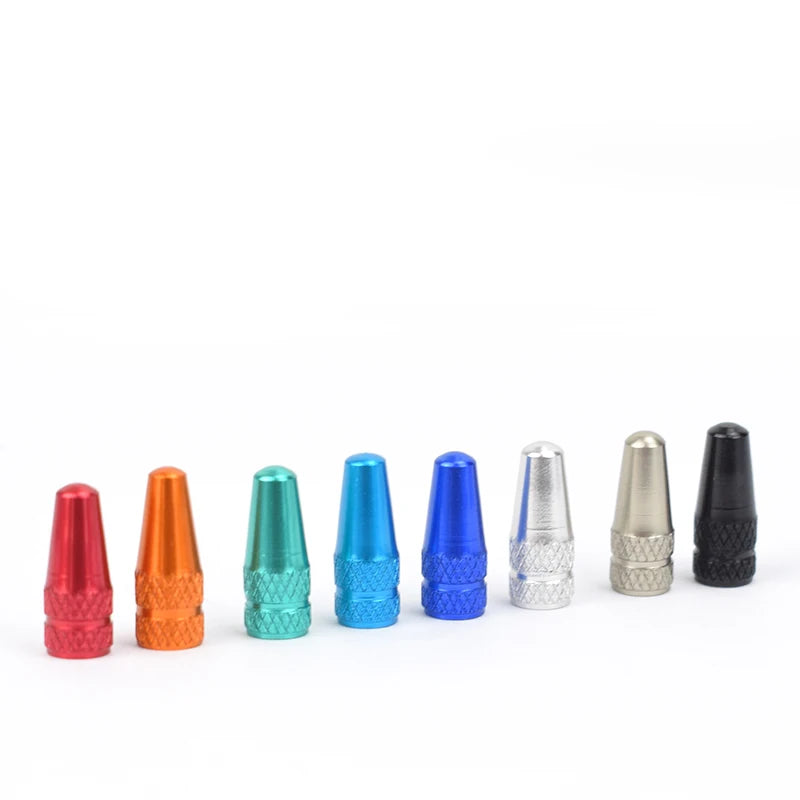4/8Pcs Aluminum Alloy Bicycle Tire FV Valve Cap MTB Road Bike Covered Protector Road MTB Tyre Dustproof Bike Presta Valve