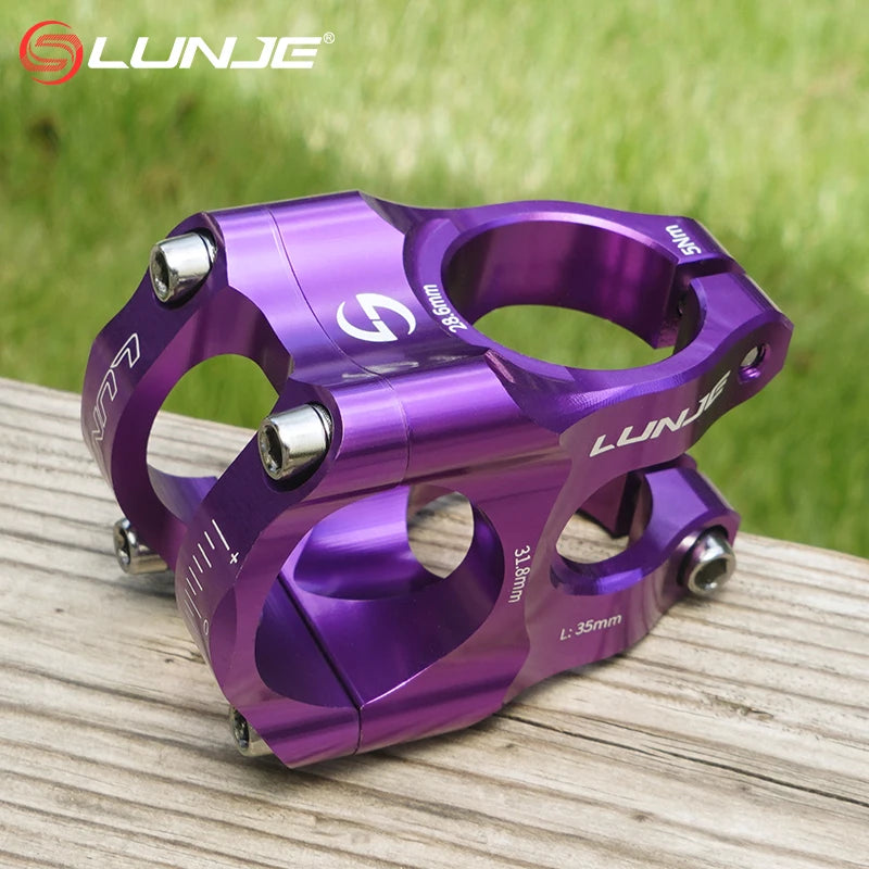 CNC Bike Stem 35Mm Mtb Bicycle Bridge 31.8Mm Handlebar Riser Aluminium Alloy Power