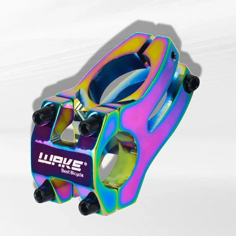 WAKE Rainbow Color Bicycle Handlebar Stem Road Bike Stem MTB BMX for Mountain Bike Parts