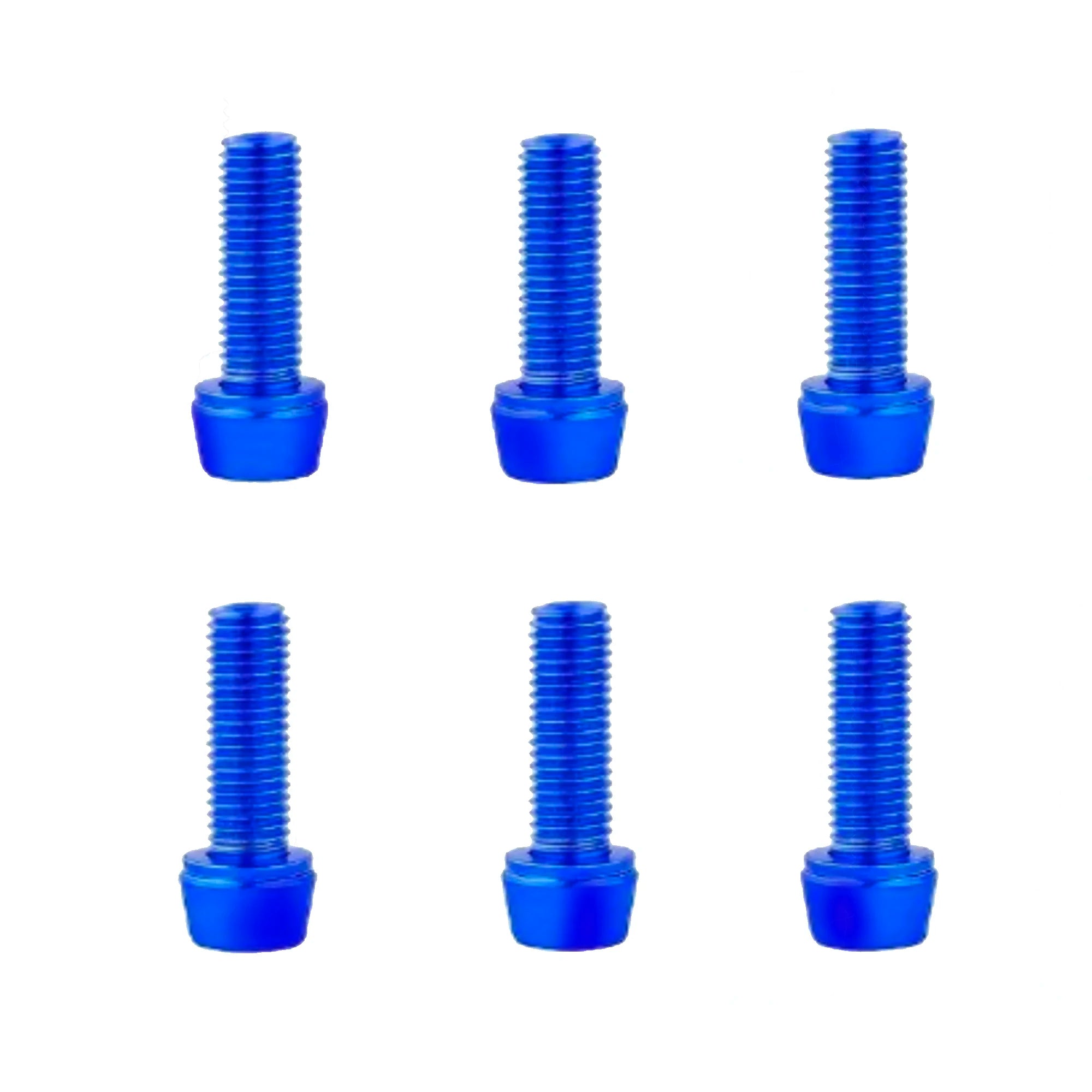 6PCS Bike Stem M5 Alloy Steel Bolts, Bicycle Stem Bolts Screws, M5*18Mm Steel Bolts for Bicycle Updating