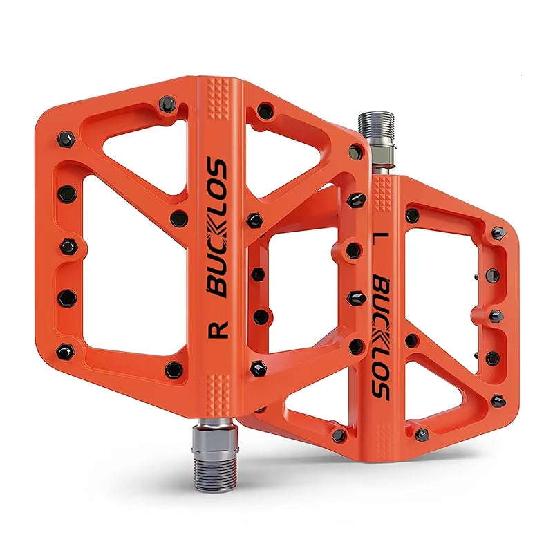 Bike Pedal Ultralight Pedal Platform for Road Mountain Bike Anti-Slip Nylon Sealed Bearings Flat Pedals MTB Bicycle Part