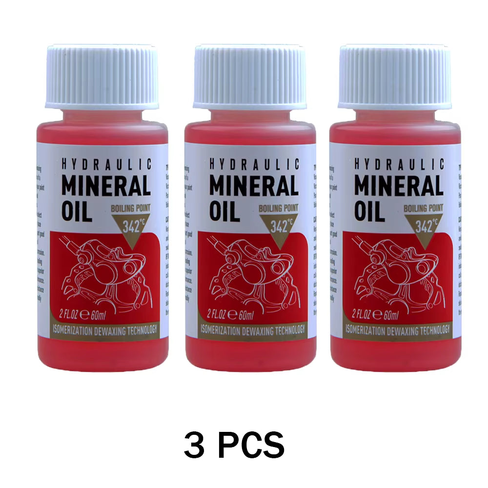 1/2/3 Pcs 60Ml Bicycle Brake Fluid Mineral Oil System Fluid Cycling Mountain Bikes for Shimano Bike Accessorie Oil Injector