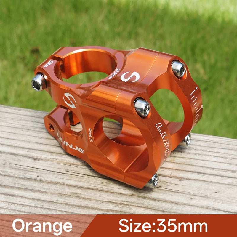 CNC Bike Stem 35Mm Mtb Bicycle Bridge 31.8Mm Handlebar Riser Aluminium Alloy Power