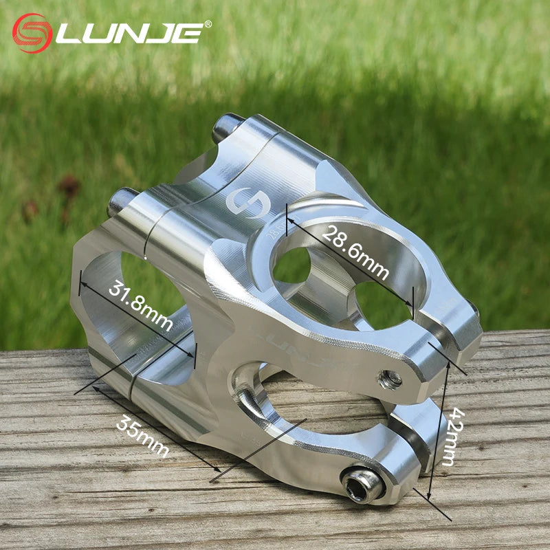 CNC Bike Stem 35Mm Mtb Bicycle Bridge 31.8Mm Handlebar Riser Aluminium Alloy Power