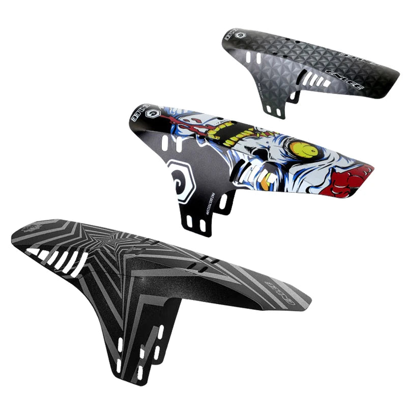 1‑piece MTB/mountain/road bicycle fender — front or rear 26.5 cm mudguard made from PP5 material; cycling rainplate bike accessory