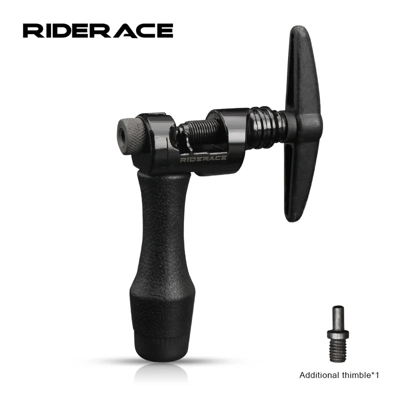 Bicycle chain pin remover — road cycling and MTB link breaker/splitter; durable chain extractor and cutter tool for mountain bike repairs