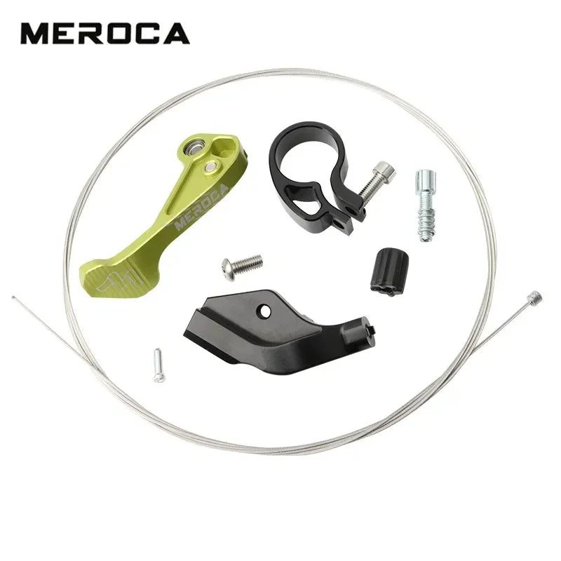MEROCA Bicycle Dropper Seatpost Remote Wire Control MTB Mountain Road Bike Seat Tube Switch Height Cable Adjustable Lever