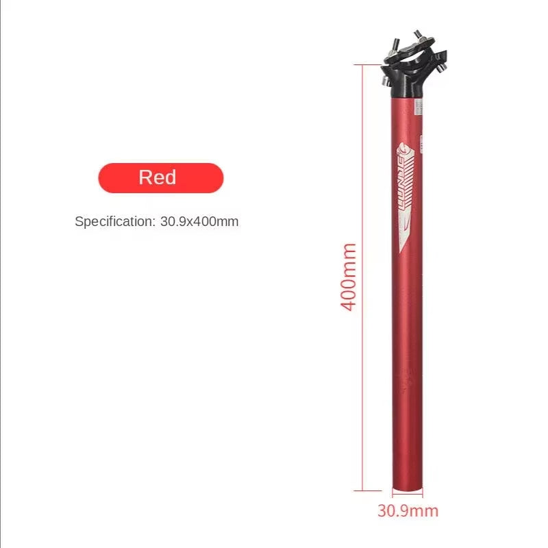 Mountain Road Bicycle Seatpost Ultralight Aluminum Alloy MTB Bike Seat Post Seat Tube 27.2/30.9/31.6Mm*400Mm Cycling Parts