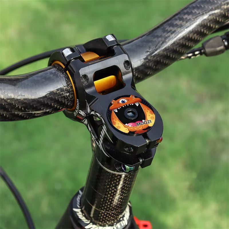 Headset Top Cap Bike Aluminum Alloy Ultralight Stem Cap Compatible with Most Road MTB 1-1/8" Fork Steerer