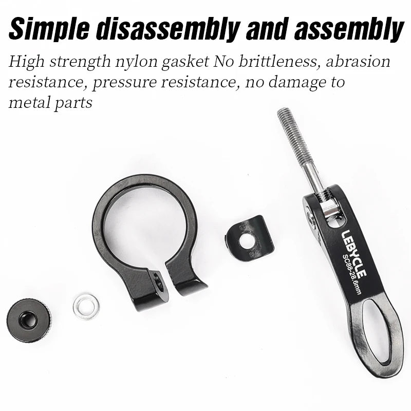 MTB/Road Quick‑Release Seatpost Clamp — 28.6 / 31.8 / 34.9 mm