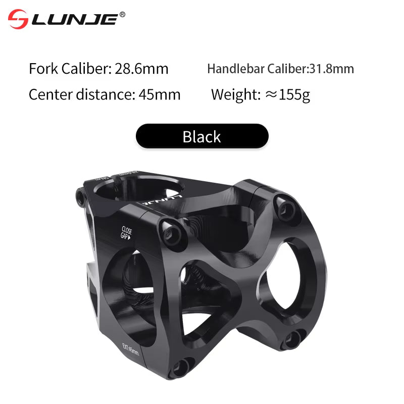MTB Road Bike Stem CNC Mountain Bicycle Bridge 31 8 Short Road Bike Power High Strength Climbing Riser 45Mm Mtb Power