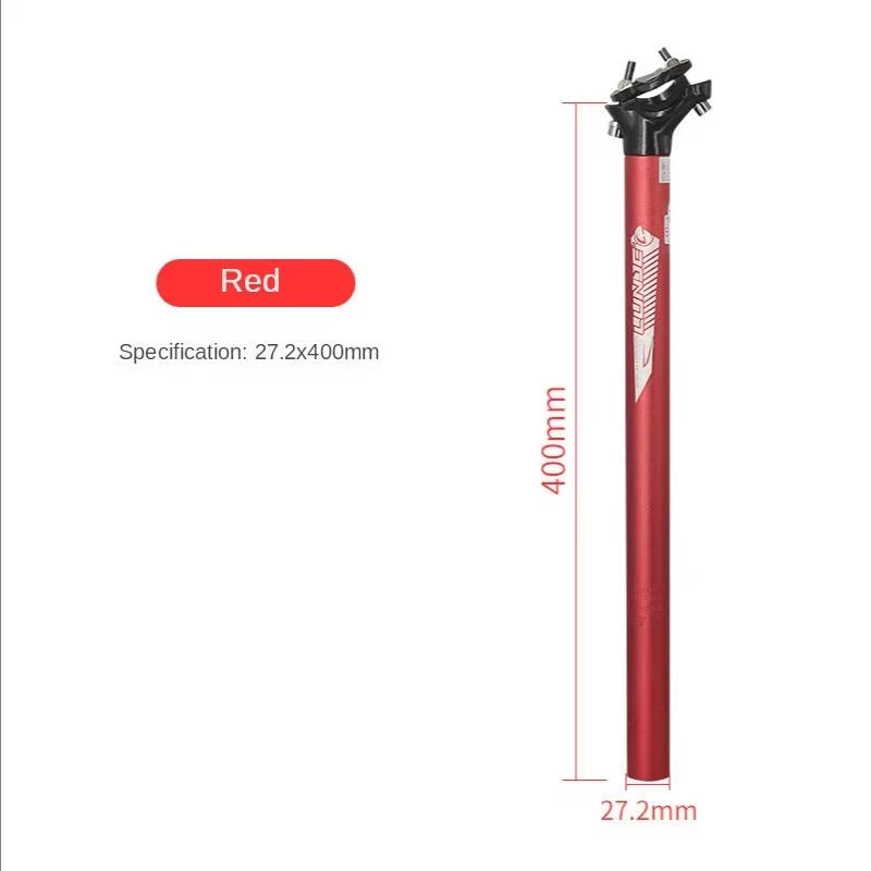Mountain Road Bicycle Seatpost Ultralight Aluminum Alloy MTB Bike Seat Post Seat Tube 27.2/30.9/31.6Mm*400Mm Cycling Parts