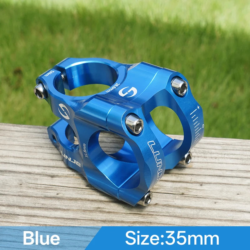 CNC Bike Stem 35Mm Mtb Bicycle Bridge 31.8Mm Handlebar Riser Aluminium Alloy Power