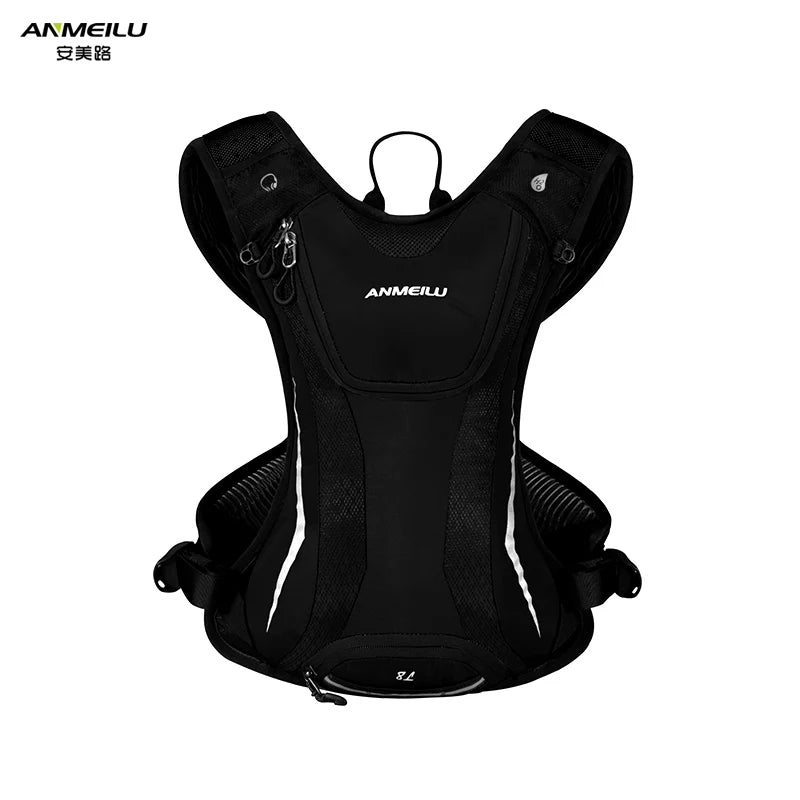 Hiking hydration backpack — lightweight running and cycling pack with helmet mesh
