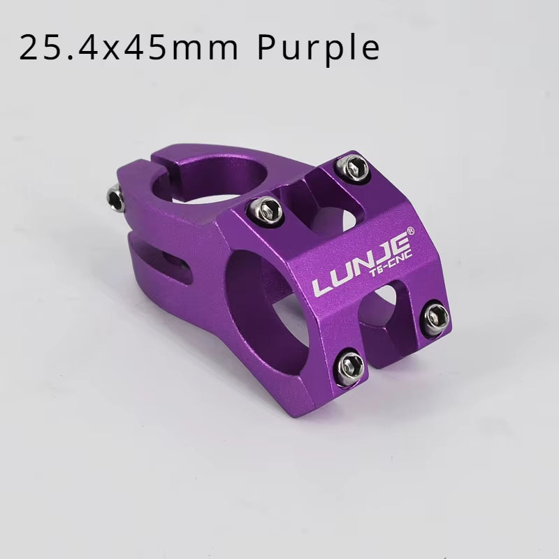 Bicycle Handlebar Stem MTB Power Short 45Mm Mountain Bike Bridge 25.4/31.8Mm Pipe Cycling Stem Riser Table