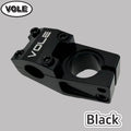 BMX Stem 22.2Mm 28.6Mm Bicycle Stem CNC Aluminum Alloy MX4 Black BMX Short Handlebar for Customized Bike Accessories