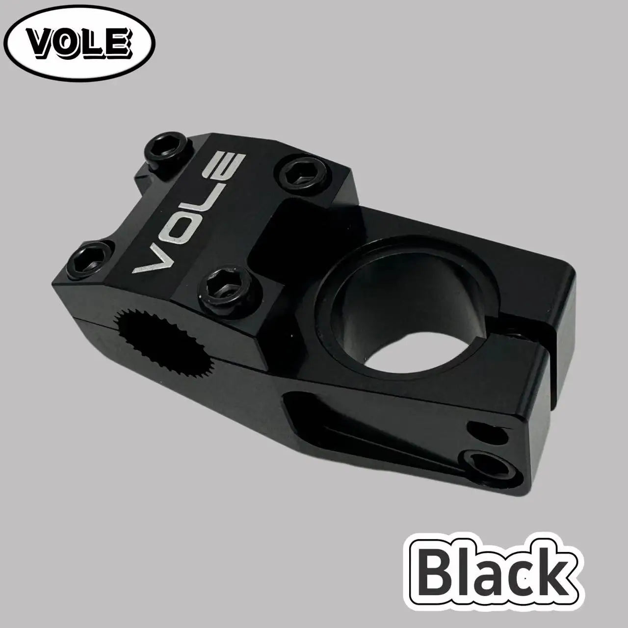 BMX Stem 22.2Mm 28.6Mm Bicycle Stem CNC Aluminum Alloy MX4 Black BMX Short Handlebar for Customized Bike Accessories