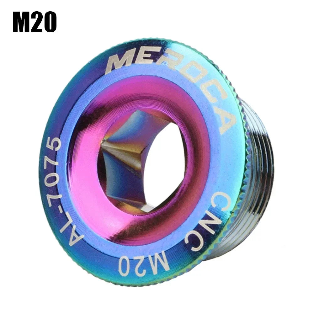 Bicycle Crank Cover Hollowtech Crank Bolt M18-M19 M20 Mountain Road Bike Crank Cover Cranks-Arm Bolt Bicycles Accessories Tools