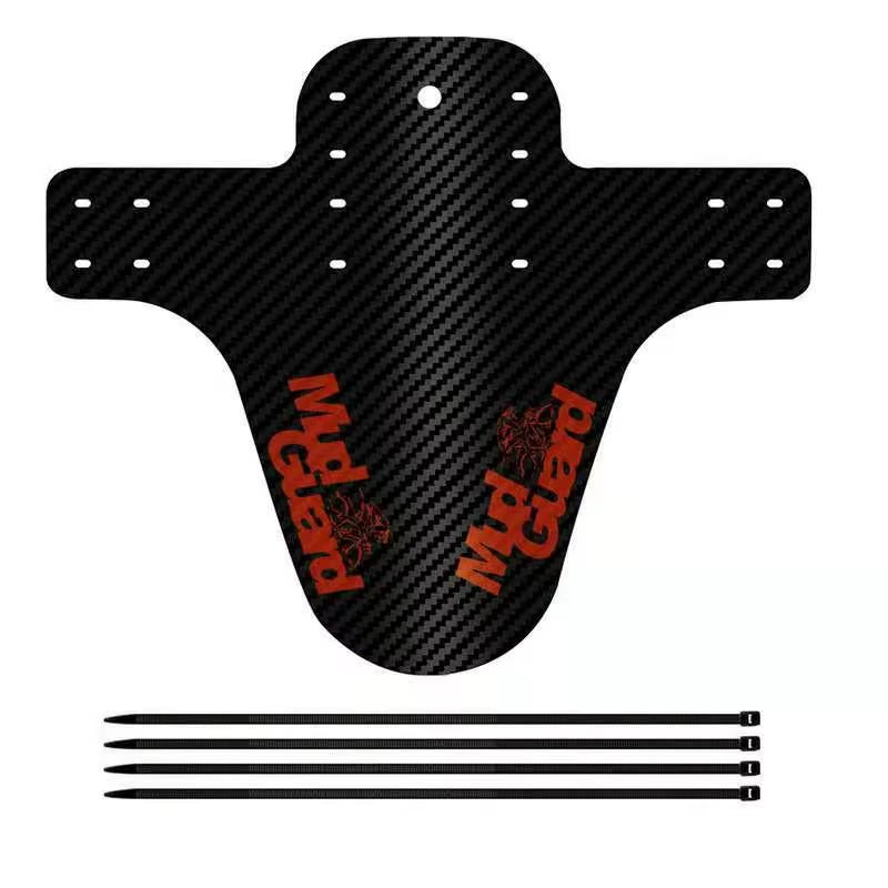 Carbon Pattern Bicycle Fender Portable Road Mountain Bike Mud Guard Bike Front Rear Wheel Mudguard Ultralight MTB Fender