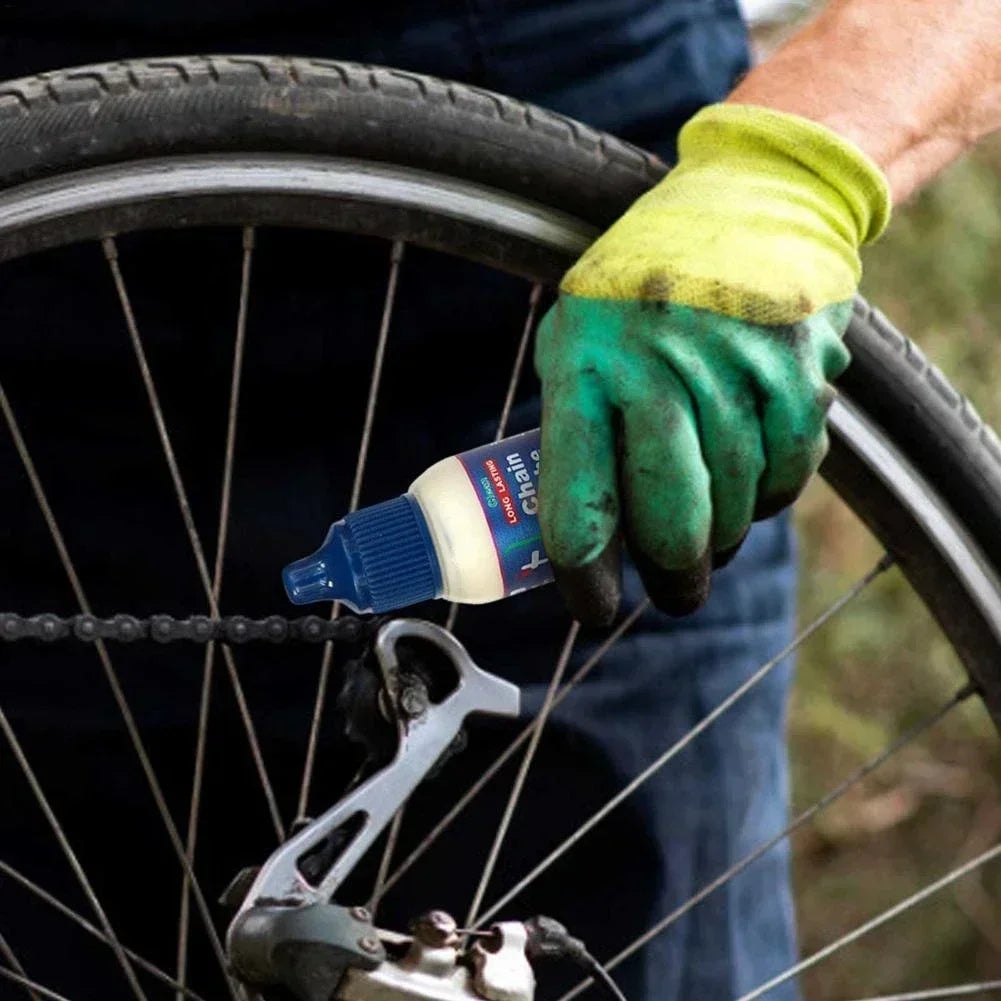 15/120ML Bicycle Chain Waxy Maintenance Oil Squirt MTB Road Bike Waxy Dry Chain Gear Oil Lube Chain Fork Flywheel Accessories
