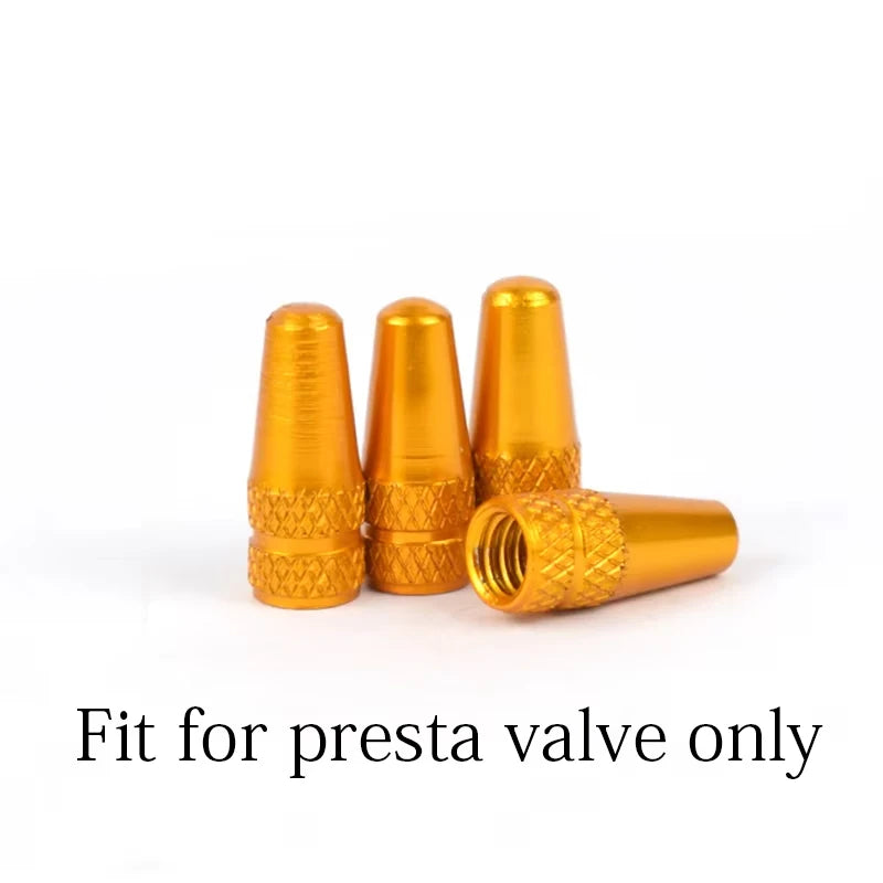 4/8Pcs Aluminum Alloy Bicycle Tire FV Valve Cap MTB Road Bike Covered Protector Road MTB Tyre Dustproof Bike Presta Valve