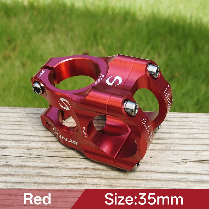 CNC Bike Stem 35Mm Mtb Bicycle Bridge 31.8Mm Handlebar Riser Aluminium Alloy Power