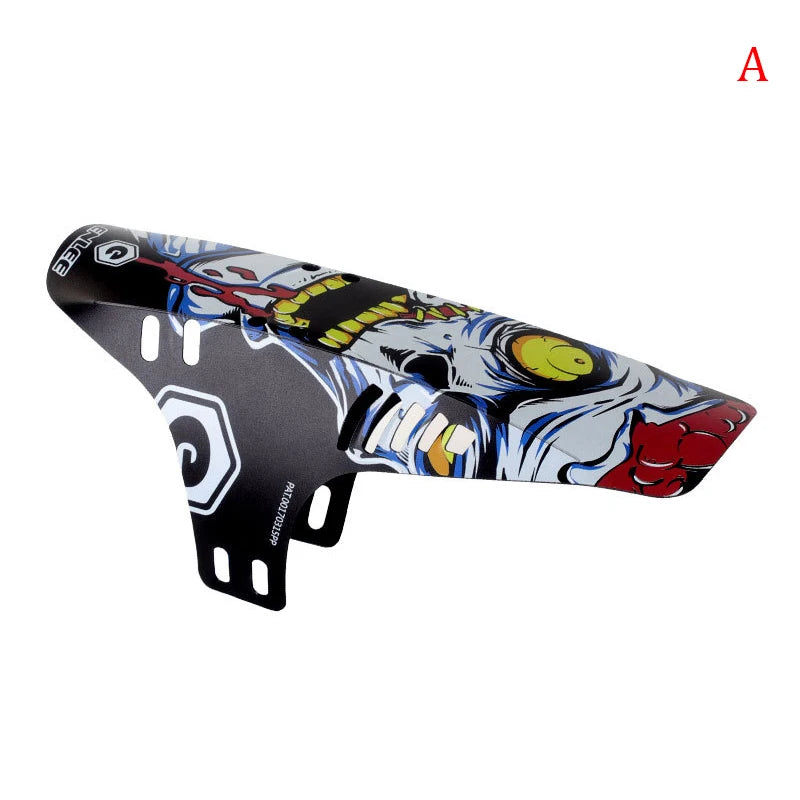1‑piece MTB/mountain/road bicycle fender — front or rear 26.5 cm mudguard made from PP5 material; cycling rainplate bike accessory