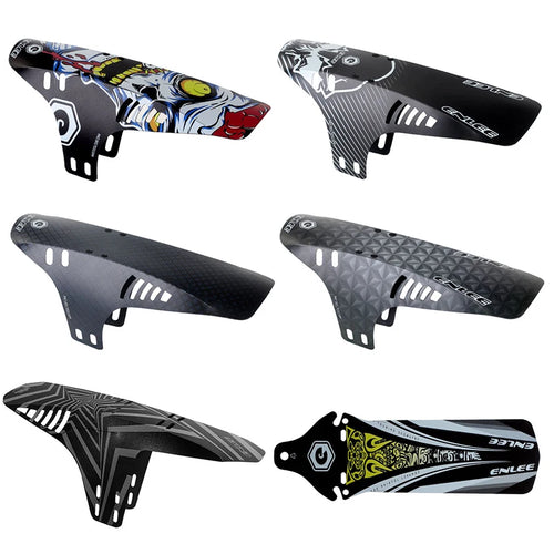 1‑piece MTB/mountain/road bicycle fender — front or rear 26.5 cm mudguard made from PP5 material; cycling rainplate bike accessory
