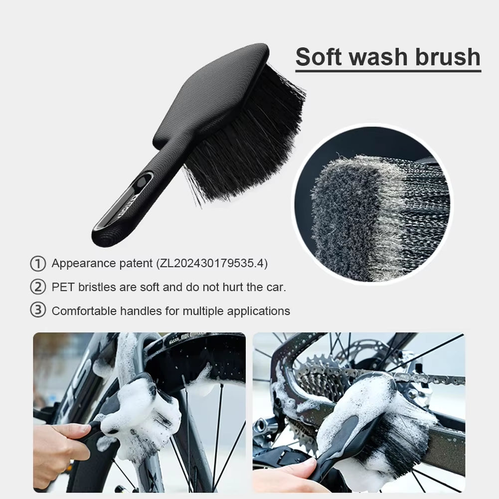Bike Cleaning Tool Set Brush Kit for Mountain Road City BMX and Folding Bicycle Maintenance