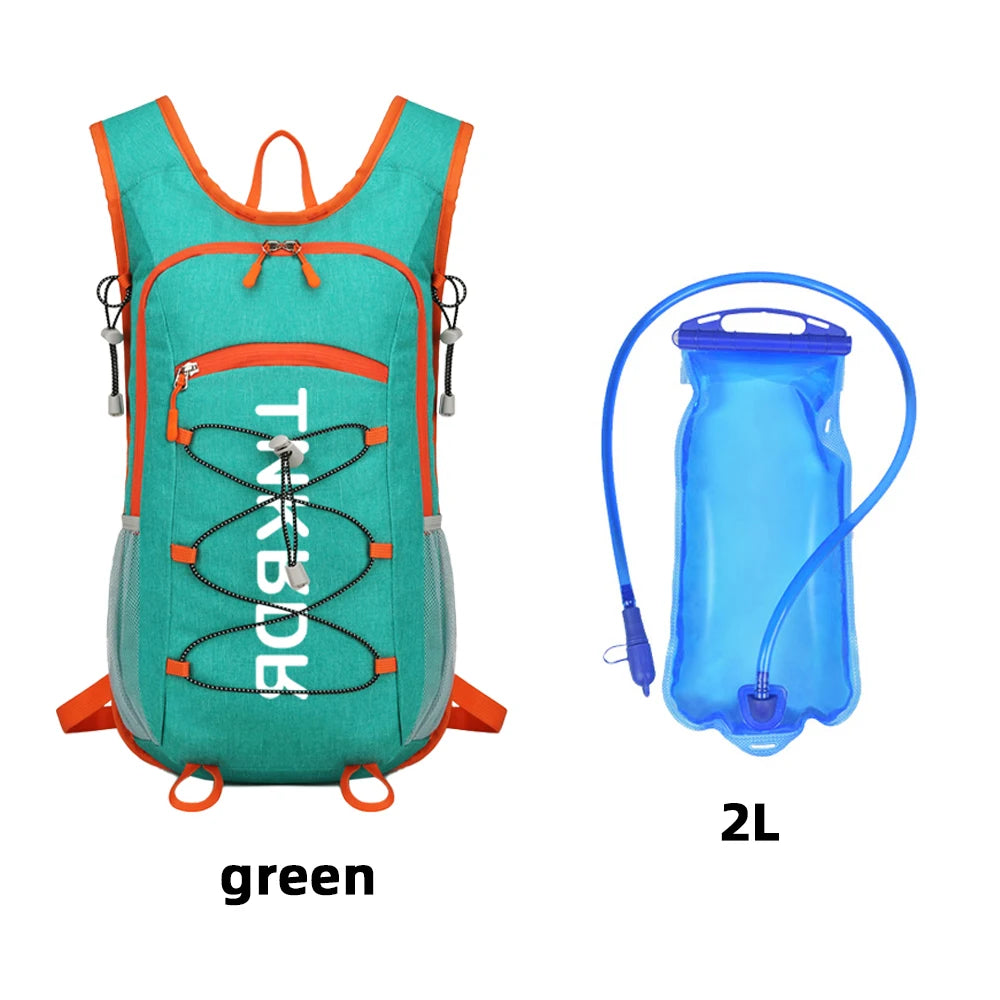20 L lightweight hydration backpack — running daypack with 2 L water bladder for cycling and hiking
