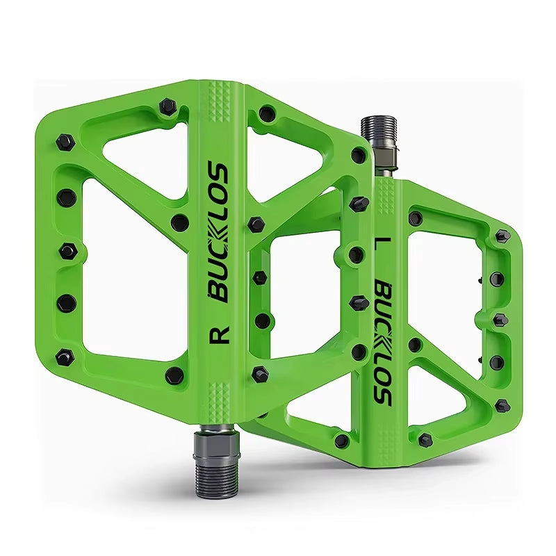 Bike Pedal Ultralight Pedal Platform for Road Mountain Bike Anti-Slip Nylon Sealed Bearings Flat Pedals MTB Bicycle Part