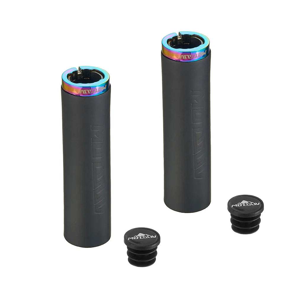 Ultralight MTB bicycle grips — locking silicone handlebar grips with a comfortable, non‑slip design; ideal bike accessories