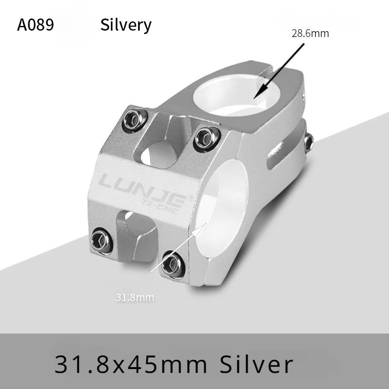 Bicycle Handlebar Stem MTB Power Short 45Mm Mountain Bike Bridge 25.4/31.8Mm Pipe Cycling Stem Riser Table