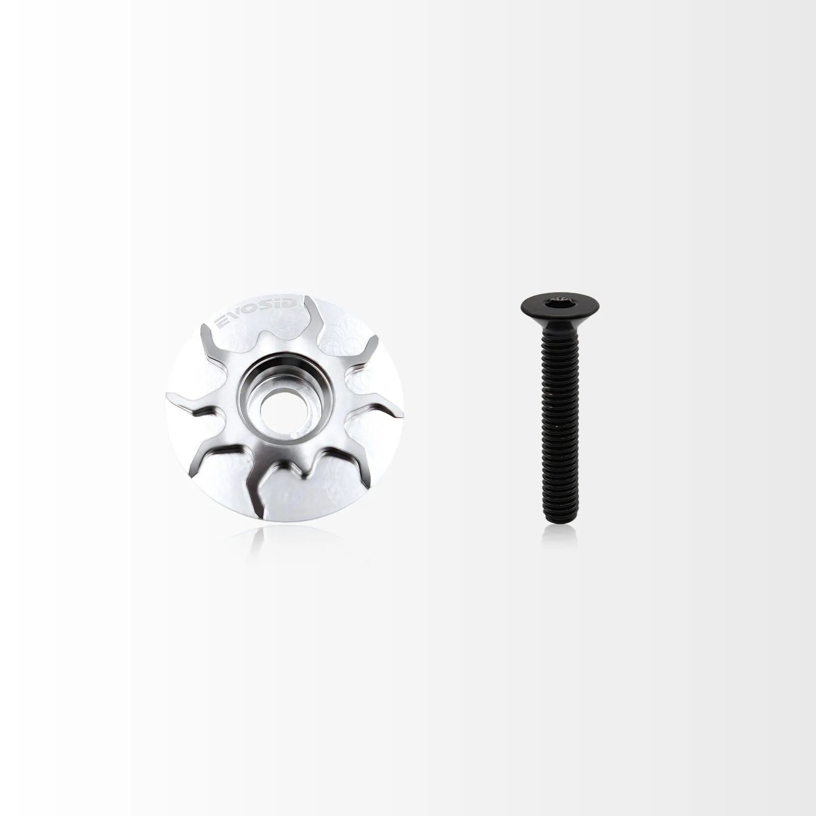 EVOSID Bicycle Headset Cap MTB Road Bike Stem Headset Top Cap Cover CNC with Screw for 28.6Mm Fork Head Tube Cycling Accessories
