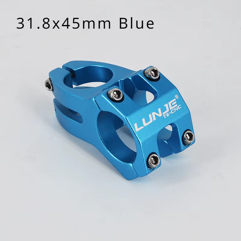 Bicycle Handlebar Stem MTB Power Short 45Mm Mountain Bike Bridge 25.4/31.8Mm Pipe Cycling Stem Riser Table