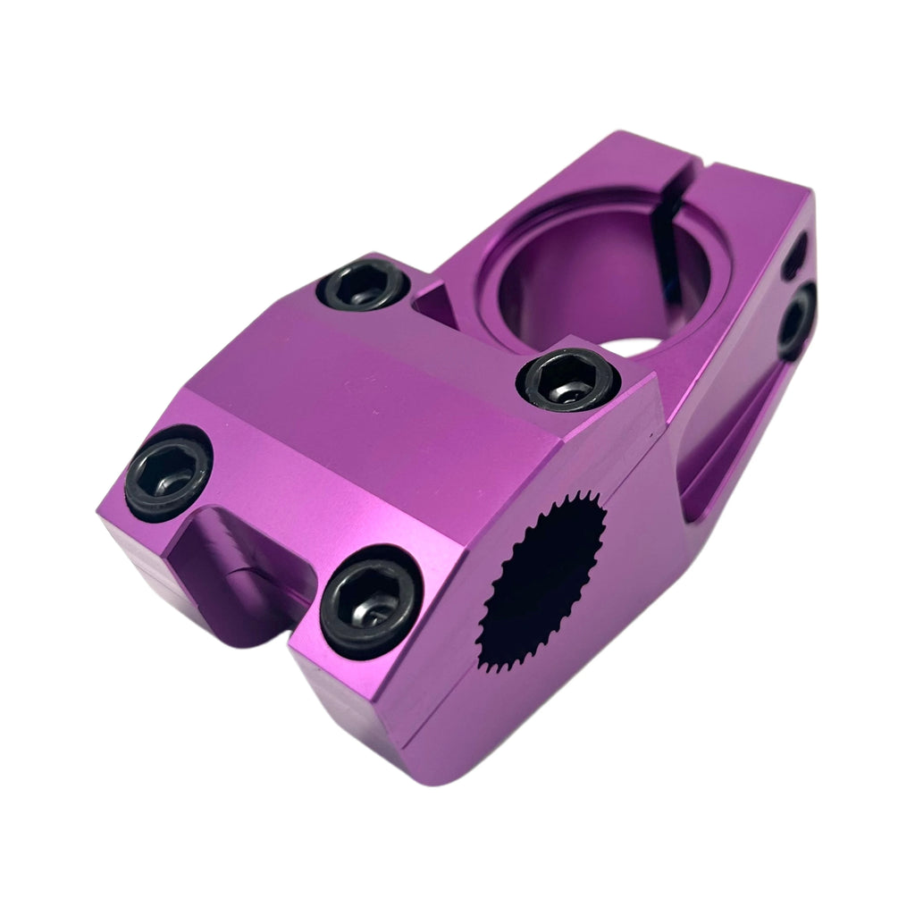 BMX Stem V‑MX4 (22.2 mm) — CNC aluminum alloy short handlebar stem for BMX racing and MTB; ideal for custom bike builds and accessories