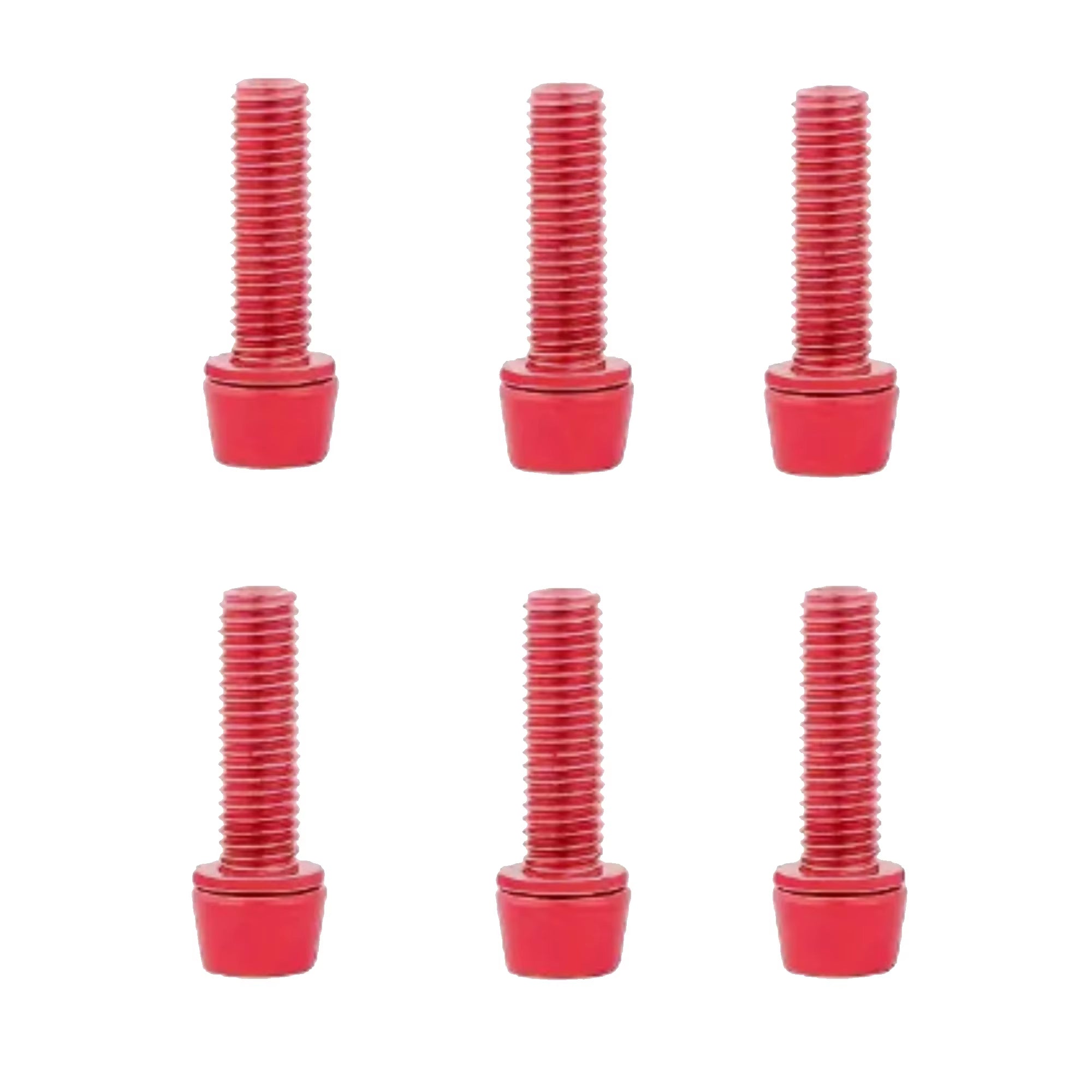 6PCS Bike Stem M5 Alloy Steel Bolts, Bicycle Stem Bolts Screws, M5*18Mm Steel Bolts for Bicycle Updating