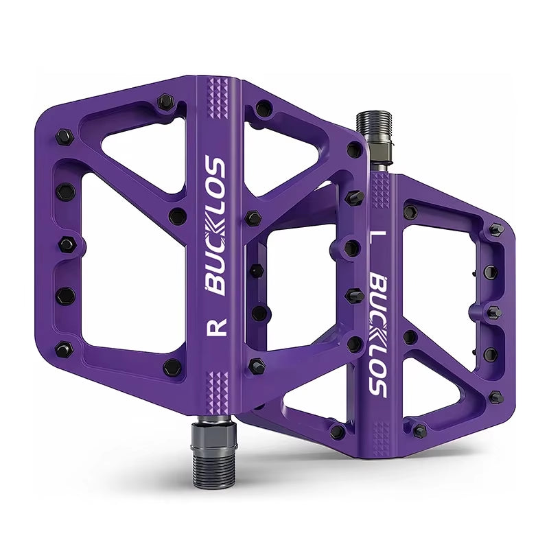 Bike Pedal Ultralight Pedal Platform for Road Mountain Bike Anti-Slip Nylon Sealed Bearings Flat Pedals MTB Bicycle Part