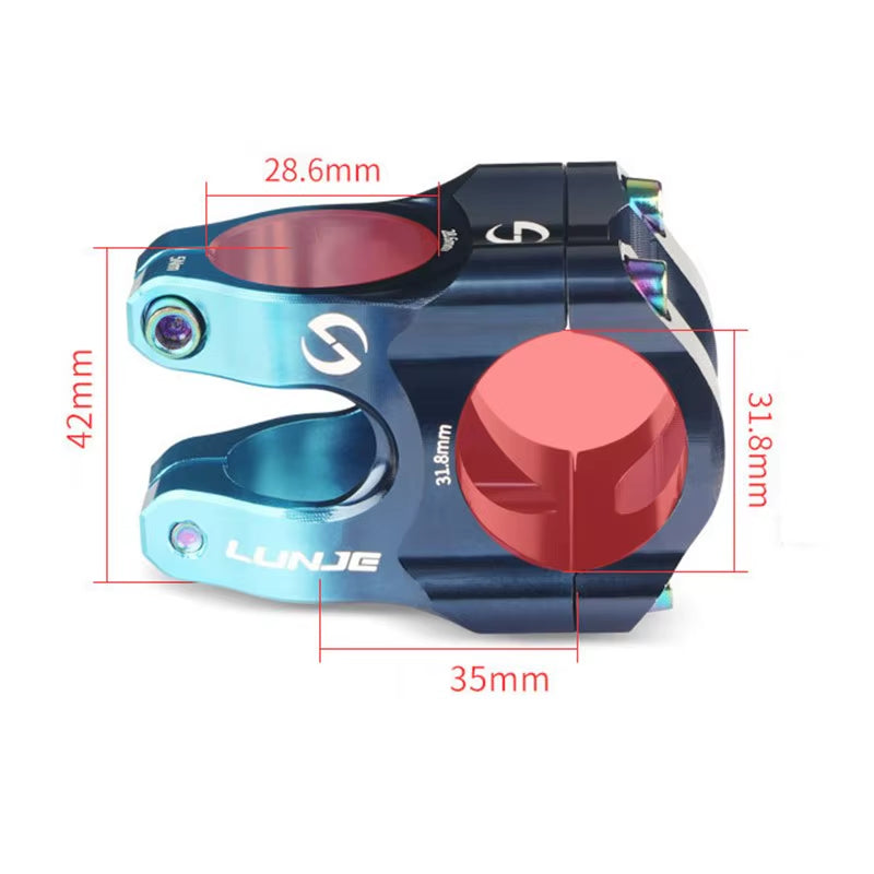 MTB Road Bike Stem CNC Mountain Bicycle Bridge 31 8 Short Road Bike Power High Strength Climbing Riser 45Mm Mtb Power