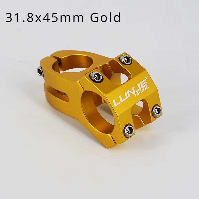 Bicycle Handlebar Stem MTB Power Short 45Mm Mountain Bike Bridge 25.4/31.8Mm Pipe Cycling Stem Riser Table