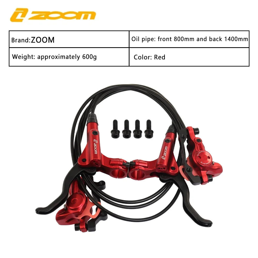 Hydraulic Bicycle Brake HB-875 Mountain Bike Disc Brake Front 800Mm /Rear 1400Mm Hydraulic Brake MTB Bicycle Accessories