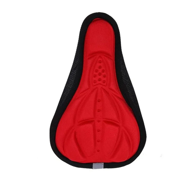 Bicycle Saddle 3D Soft Cycling Seat Cover MTB Mountain Bike Thickene Sponge Pad Outdoor Breathable Cushion 28X16Cm 4 Colors