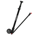 High‑pressure bicycle pump with gauge — portable hand tire inflator and air shock pump for fork; compatible with Schrader (AV) and Presta (FV) valves